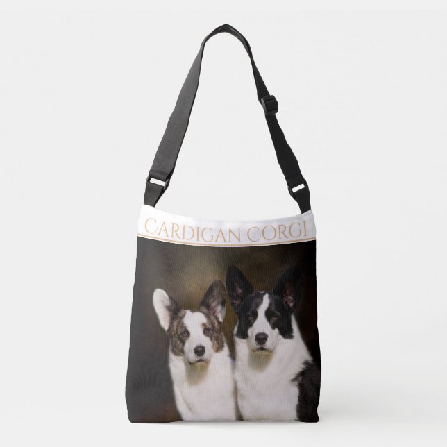 Ajustável Cardigan Welsh Corgi Bolsa (Frente)
