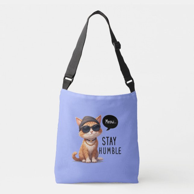 Ajustável Corpo Cruzado Fique humilde Bolsa (Frente)