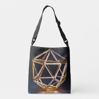 Ajustável Elegância Reflexiva: A Bolsa Maravilhosa Espelhada
