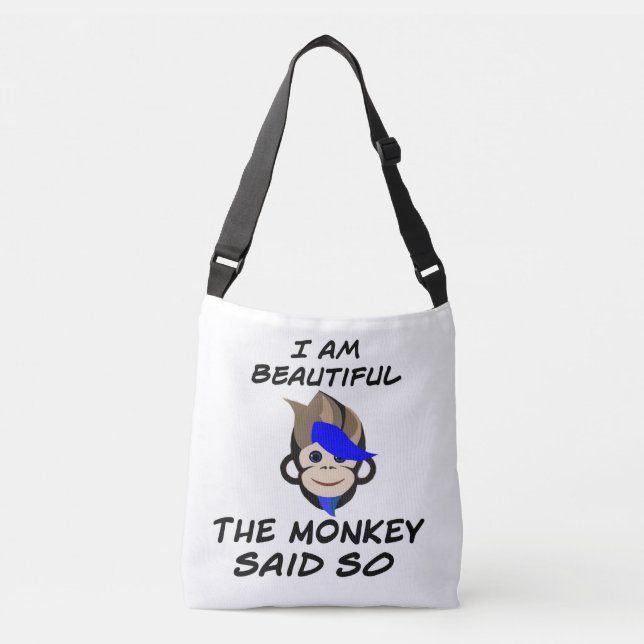 Ajustável Eu sou um Bolsa de macaco bonito (Frente)