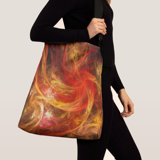 Ajustável Firestorm Nova Arte Abstrato Bolsa Transversal (Close Up)