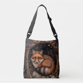 Ajustável Fox Crossbody Bolsa