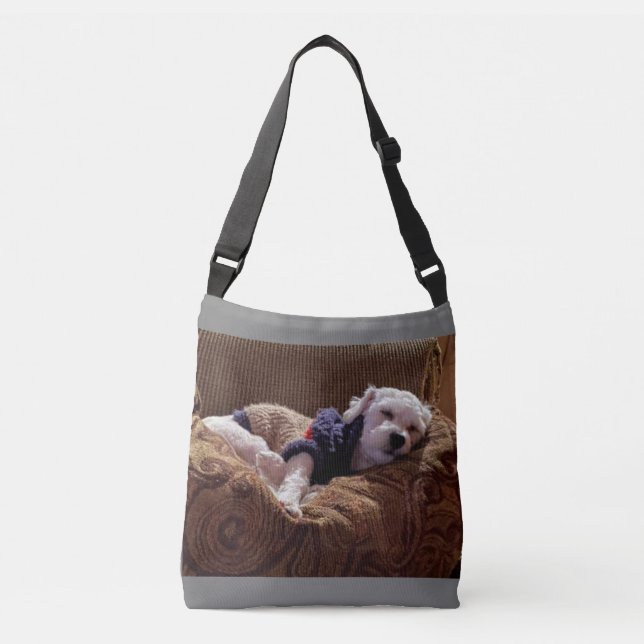 Ajustável Havanese Puppy Napping - Bolsa (Frente)