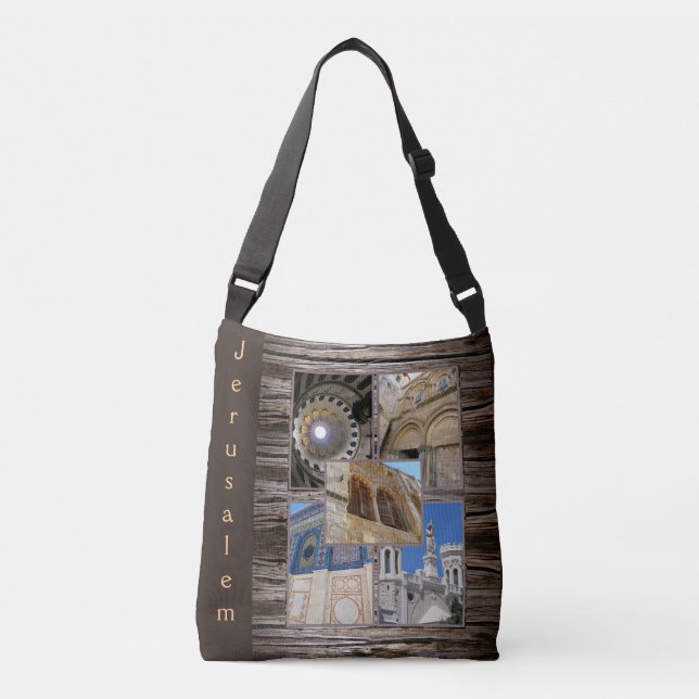 Ajustável Jerusalém - Arquitetura Palestina - Bolsa (Frente)