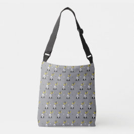 Ajustável KiniArt Bolsa de ombro Bears Gray