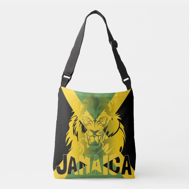 Ajustável Lion Cross Body Bag e Grande Bolsa (Frente)