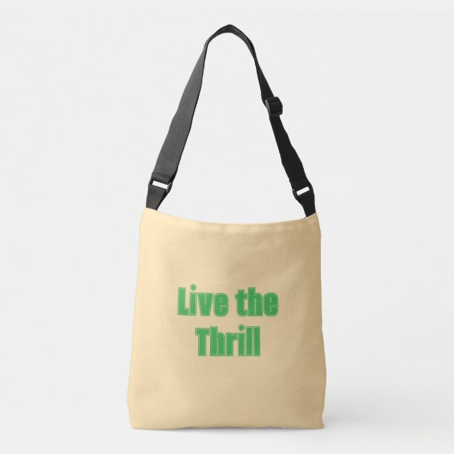 Ajustável Live the Thrill Bolsa (Frente)