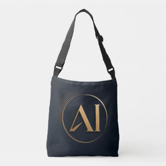 Ajustável Luxo Bolsa de Compras com Logo AI Dourado – Arte E