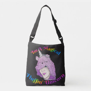 Ajustável Magical Fluffin Unicorn All-Over-Impressão Bolsa
