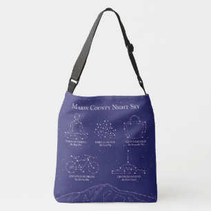 Ajustável Marin County Night Sky Grande Bolsa transversal Az