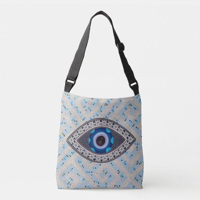 Ajustável Mati - mau eye - série 2 - bolsa de corpo cruzado (Frente)