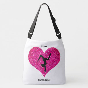 Ajustável Meninas Eu Adoro Bolsa de ginástica