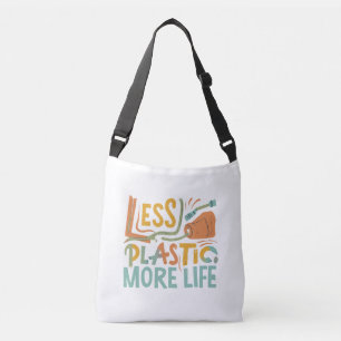 Ajustável Menos Plástico Mais Vida – Bolsa Ecológica de Comp