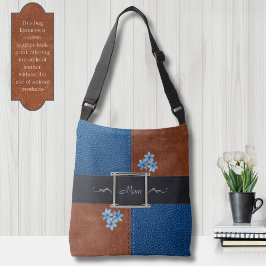 Ajustável Na moda Patchwork Statement Bolsa mensageiro