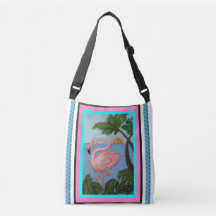 Ajustável O bolsa Bage do paraíso do flamingo