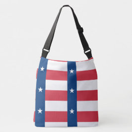 Ajustável O bolsa do corpo da cruz da bandeira de Texas