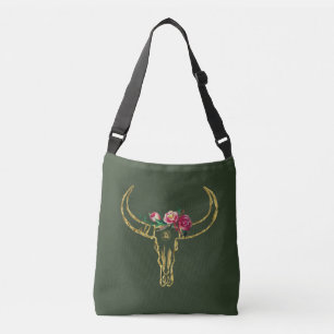 Ajustável O bolsa do ouro do crânio de Bull