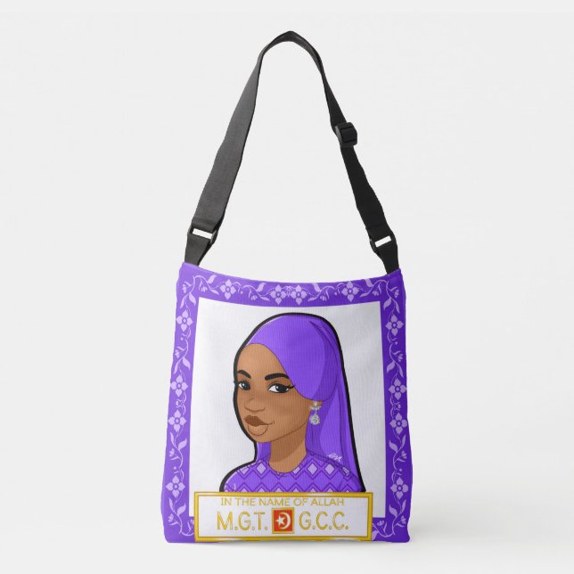 Ajustável O bolsa floral de Najwa (Frente)