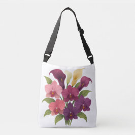 Ajustável Orquídeas e lírios Calla Bolsa