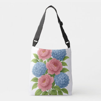 Ajustável Peonias e Hydrangeas Bolsa