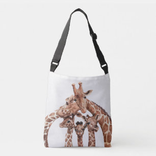 Ajustável Retrato da Família Giraffe, Bolsa de Animais Safar