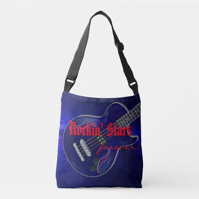 Ajustável Rockin Stars Music Fan Fashionable Bolsa (Frente)