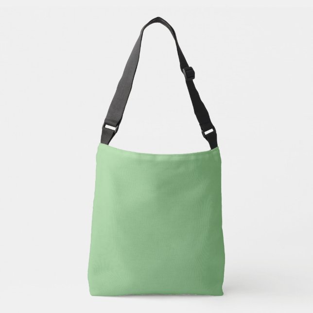 Ajustável Sage #93CC8A, Bolsa de Cinza Clay (Frente)