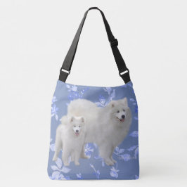 Ajustável Samoyed por todo o lado no bolsa do impressão -