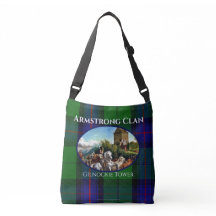 Scottish Armstrong Clan Tartan & Castle Bolsa