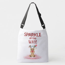 Ajustável Sparkle All Way Reindeer Bolsa