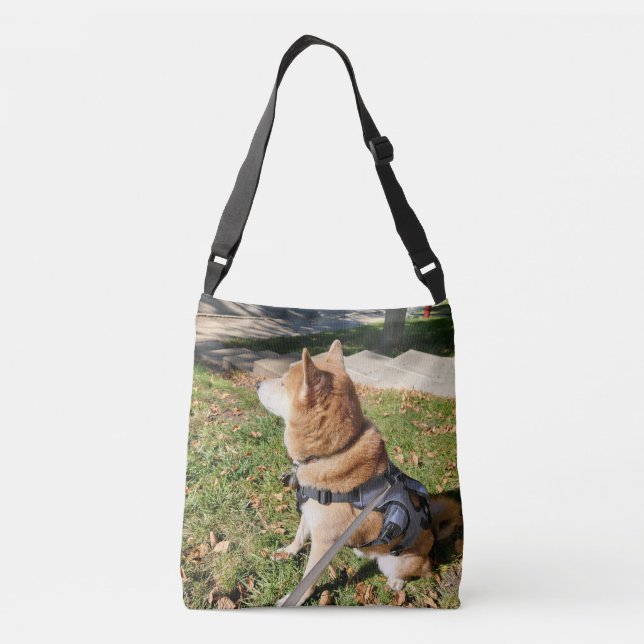 Ajustável Sunny Day Shiba Inu Bolsa (Verso)