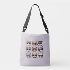 Ajustável Tema de Gato Puro Claro Bolsa