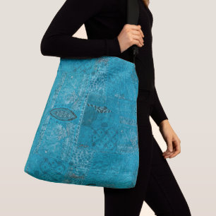 Ajustável Turquoise Boho Bolsa