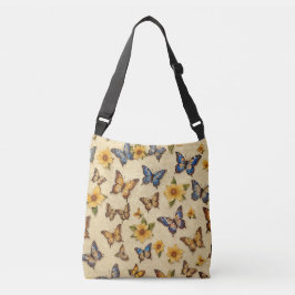 Ajustável Vibrante Bolsa transversal em mosaico amarelo – Fl