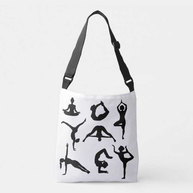 Ajustável Yoga Positions Bolsa - Adicionar Um Nome (Frente)