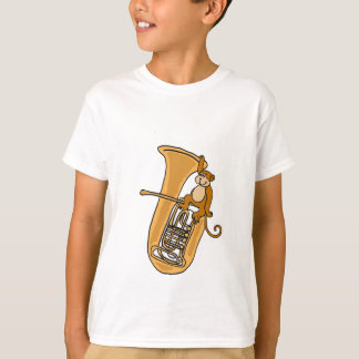 AK- camisa do macaco e da tuba