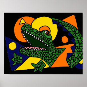 AK- Gator Art Poster
