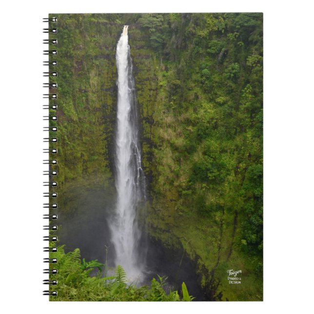 Akaka Falls, caderno no Havaí (Frente)