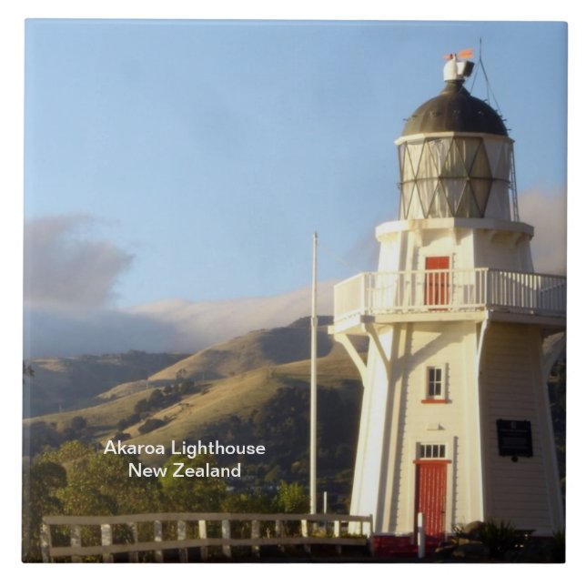 Akaroa Lighthouse, Nova Zelândia (Frente)