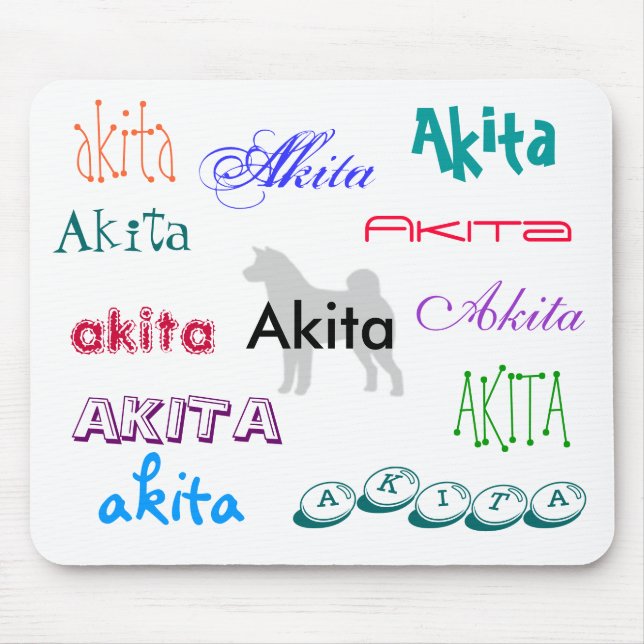 Akita Mousepad (Frente)