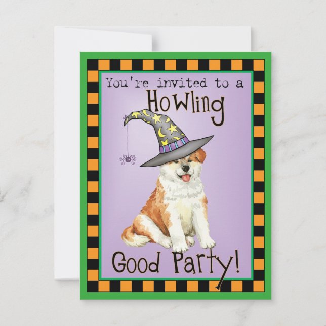 Akita Witch Invitation (Frente)