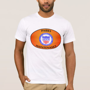 Akron Ohio estaciona a camisa da manutenção