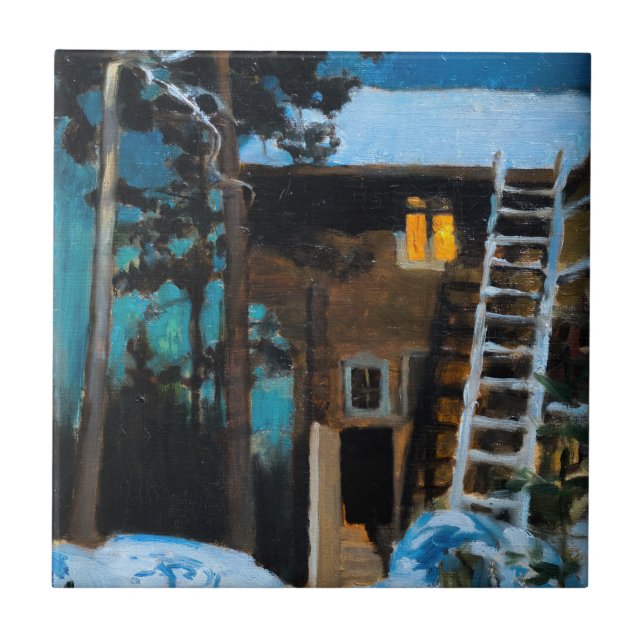 Akseli Gallen-Kallela - Kalela no inverno (Frente)