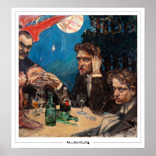 Akseli Gallen-Kallela Zedign Art Poster nº 3 (Frente)