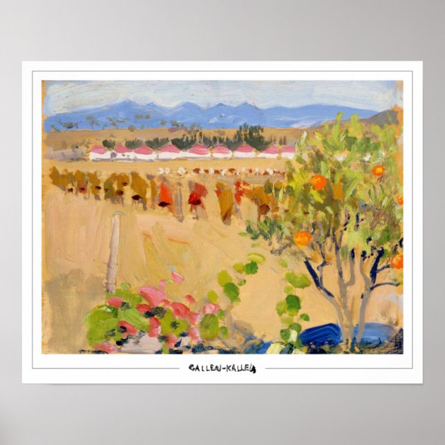 Akseli Gallen-Kallela Zedign Art Poster nº 393 (Frente)