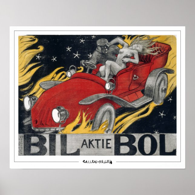 Akseli Gallen-Kallela Zedign Art Poster nº 433 (Frente)