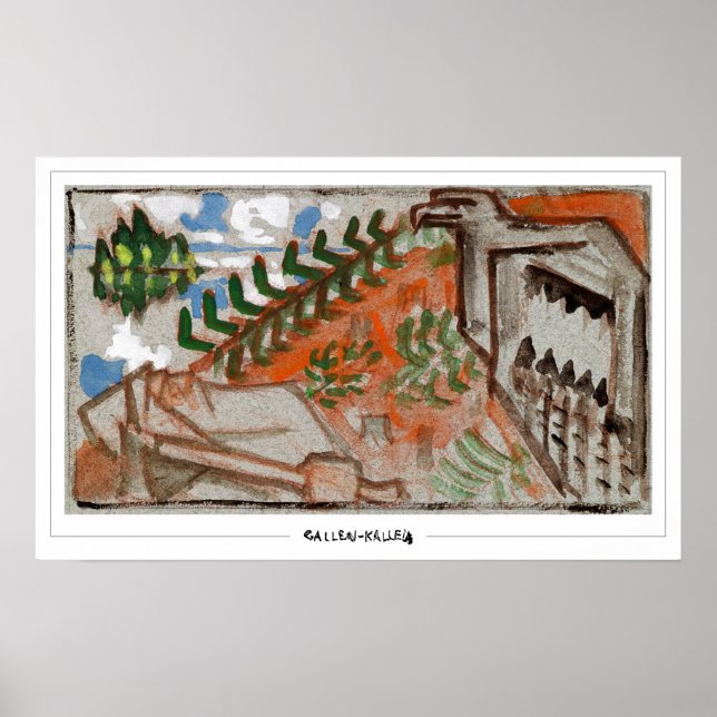 Akseli Gallen-Kallela Zedign Art Poster nº 469 (Frente)