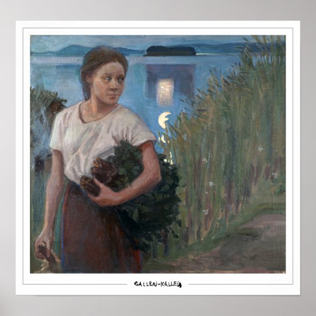 Akseli Gallen-Kallela Zedign Art Poster nº 8 (Frente)