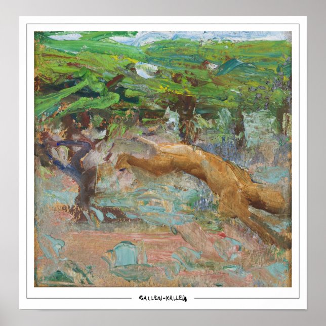 Akseli Gallen-Kallela Zedign Poster nº 246 (Frente)