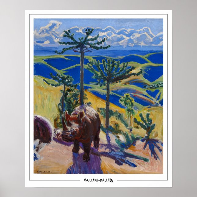 Akseli Gallen-Kallela Zedign Poster nº 9 (Frente)